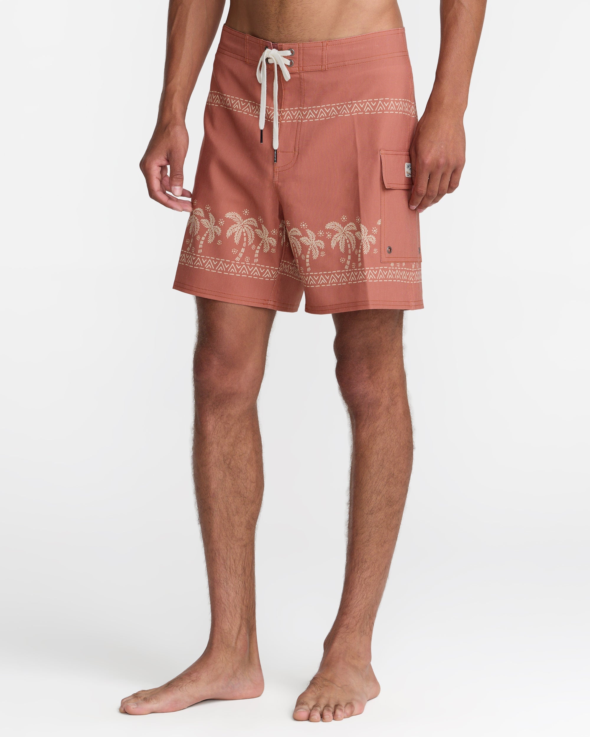 Exotica 17" Boardshorts - Burnt Red | RVCA US