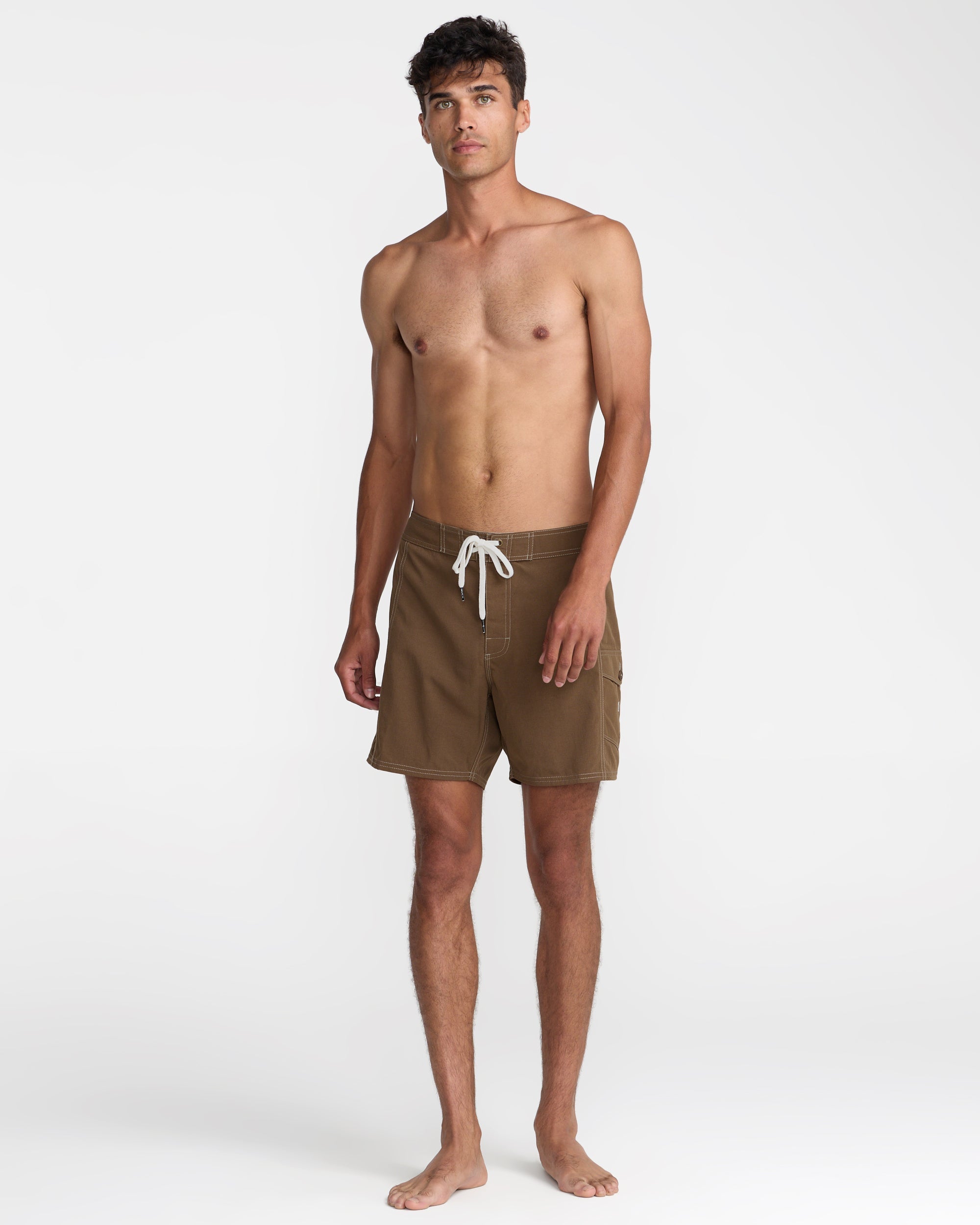 Last Days 17" Trunks - Bombay Brown | RVCA on sale