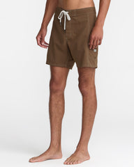 Last Days 17" Trunks - Bombay Brown | RVCA on sale