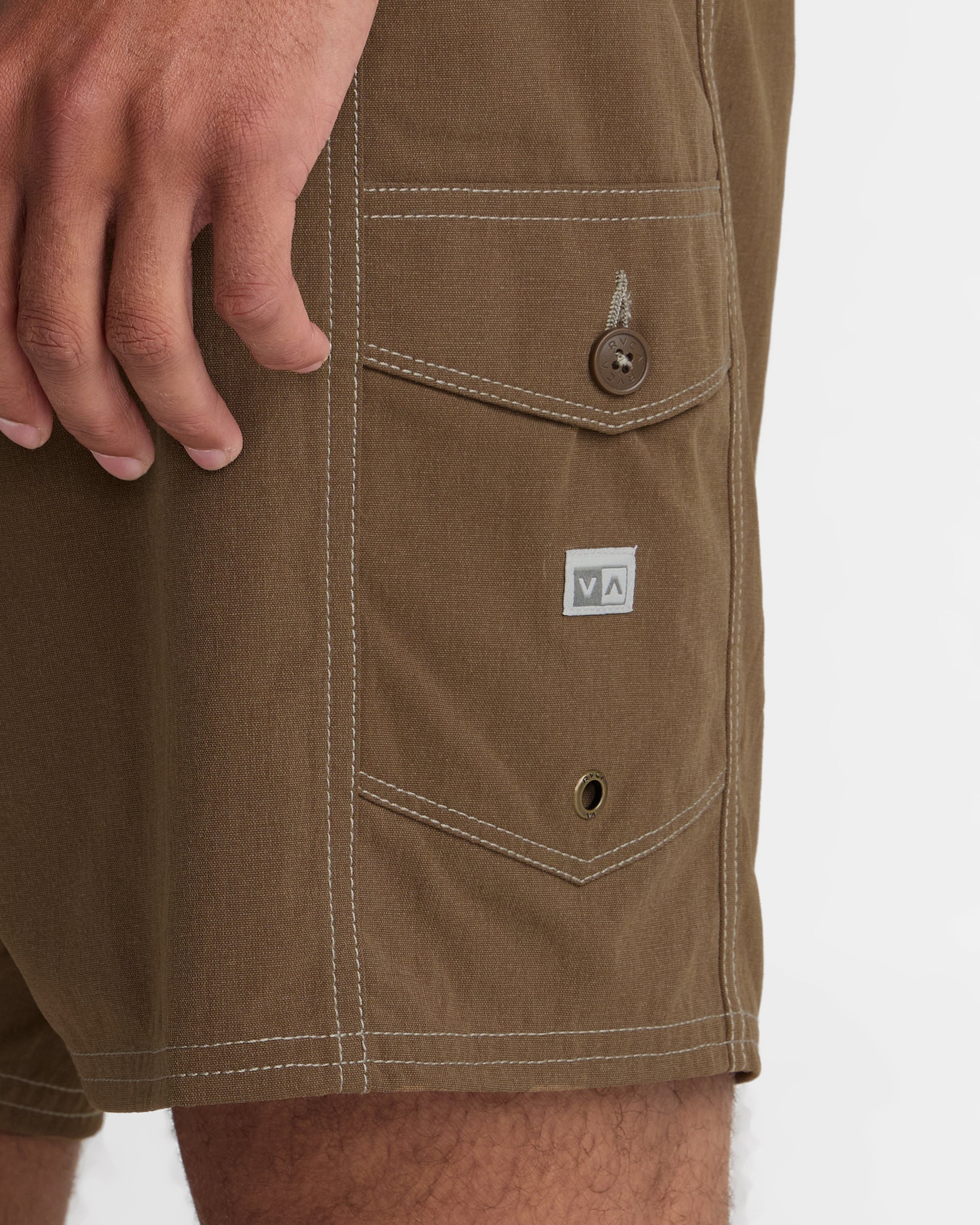 Last Days 17" Trunks - Bombay Brown | RVCA on sale