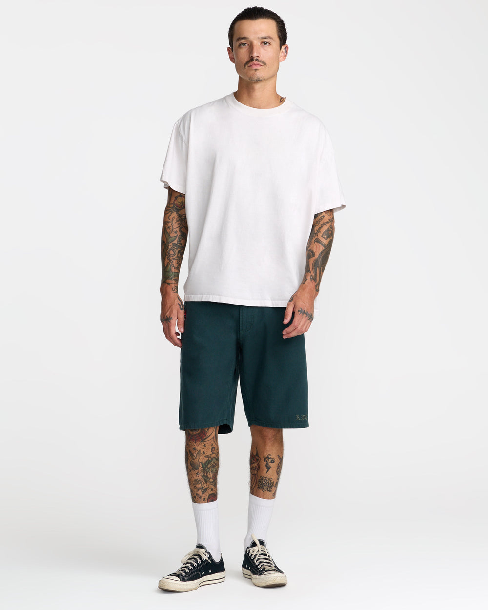 Kaleb 5 Pocket Short 21" Shorts - Hunter Green | RVCA near me