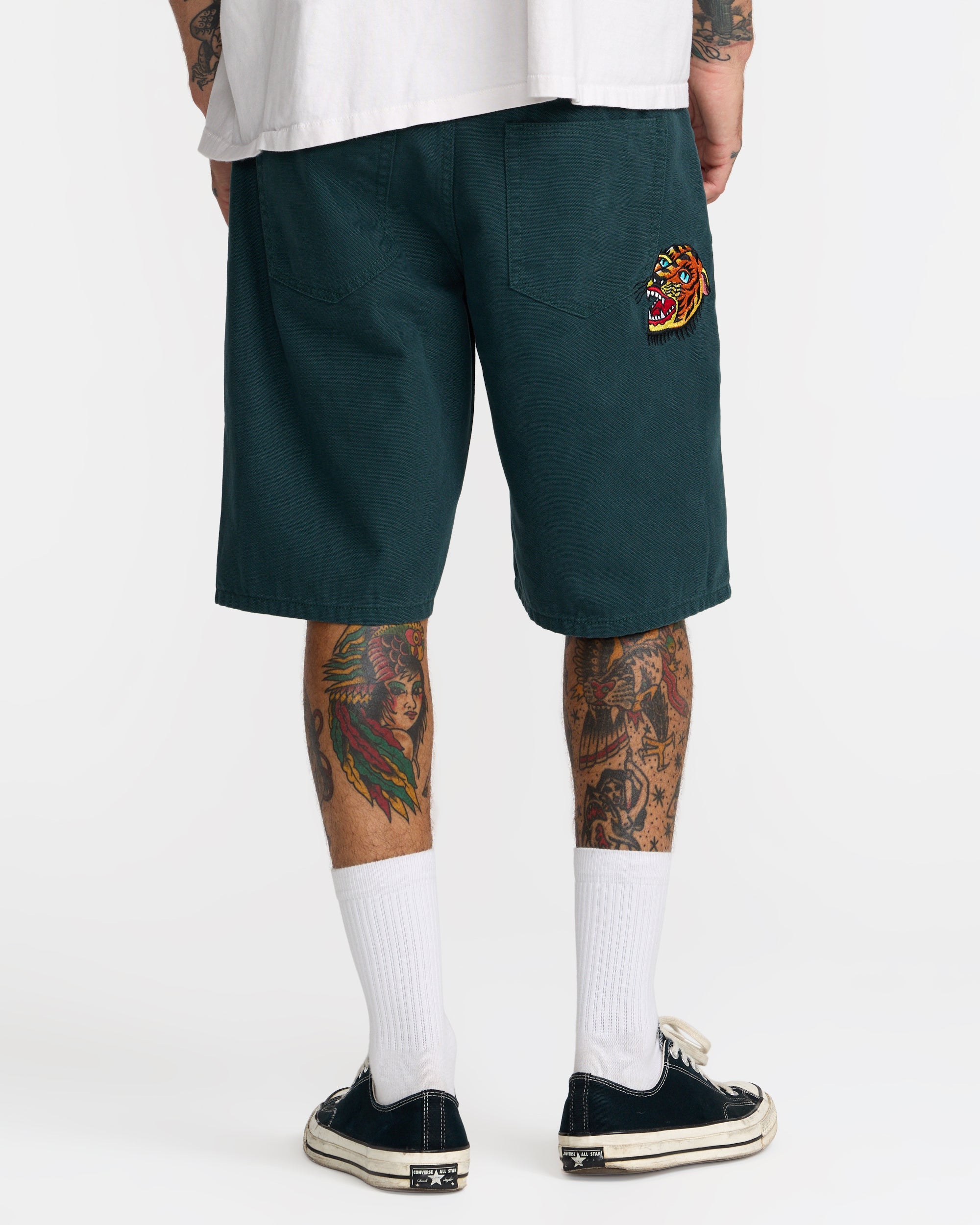 Kaleb 5 Pocket Short 21" Shorts - Hunter Green | RVCA near me
