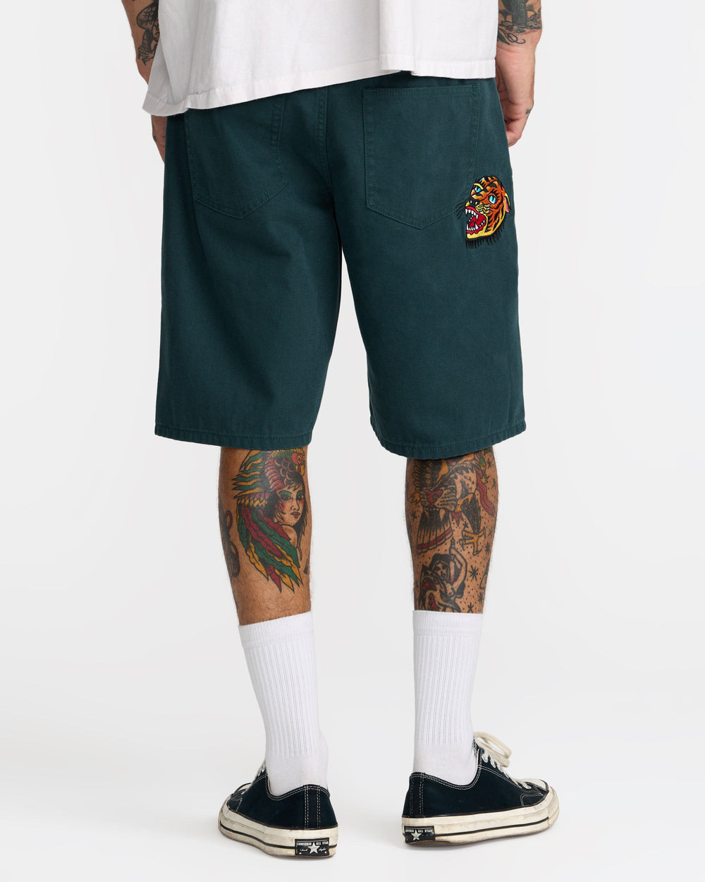 Kaleb 5 Pocket Short 21" Shorts - Hunter Green | RVCA near me