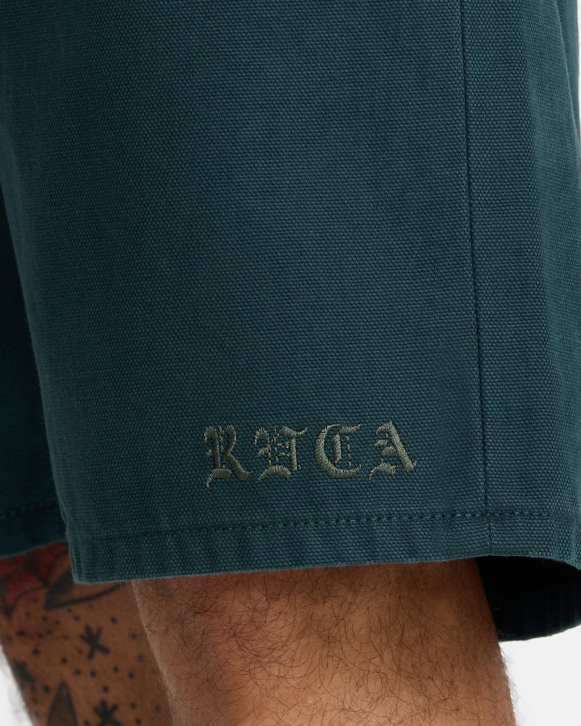 Kaleb 5 Pocket Short 21" Shorts - Hunter Green | RVCA near me