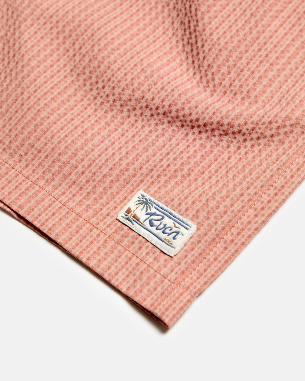 Exotica Seersucker Elastic 17" Short - Apricot | RVCA for sale