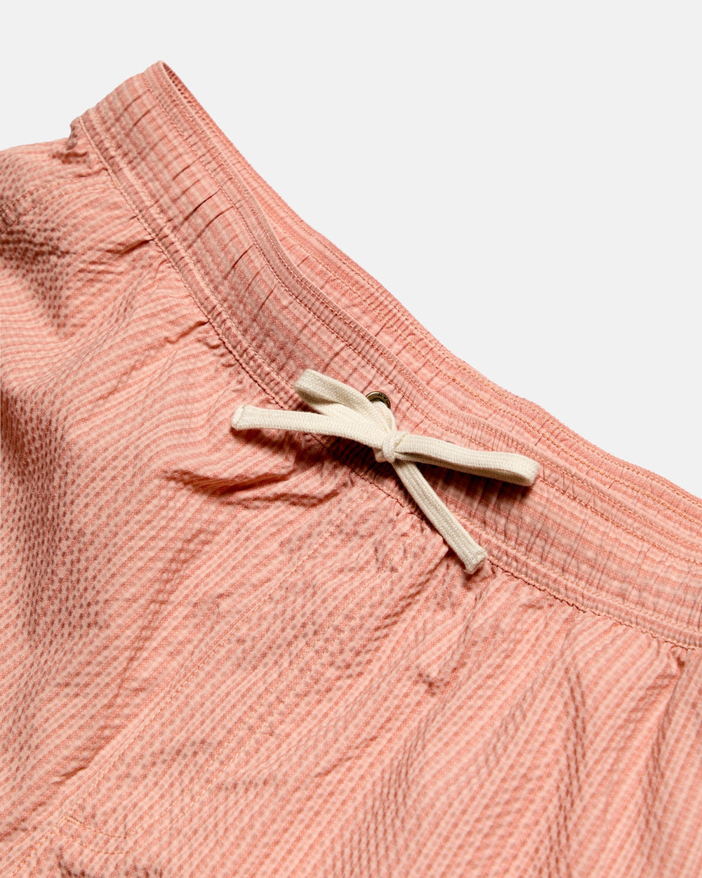 Exotica Seersucker Elastic 17" Short - Apricot | RVCA for sale