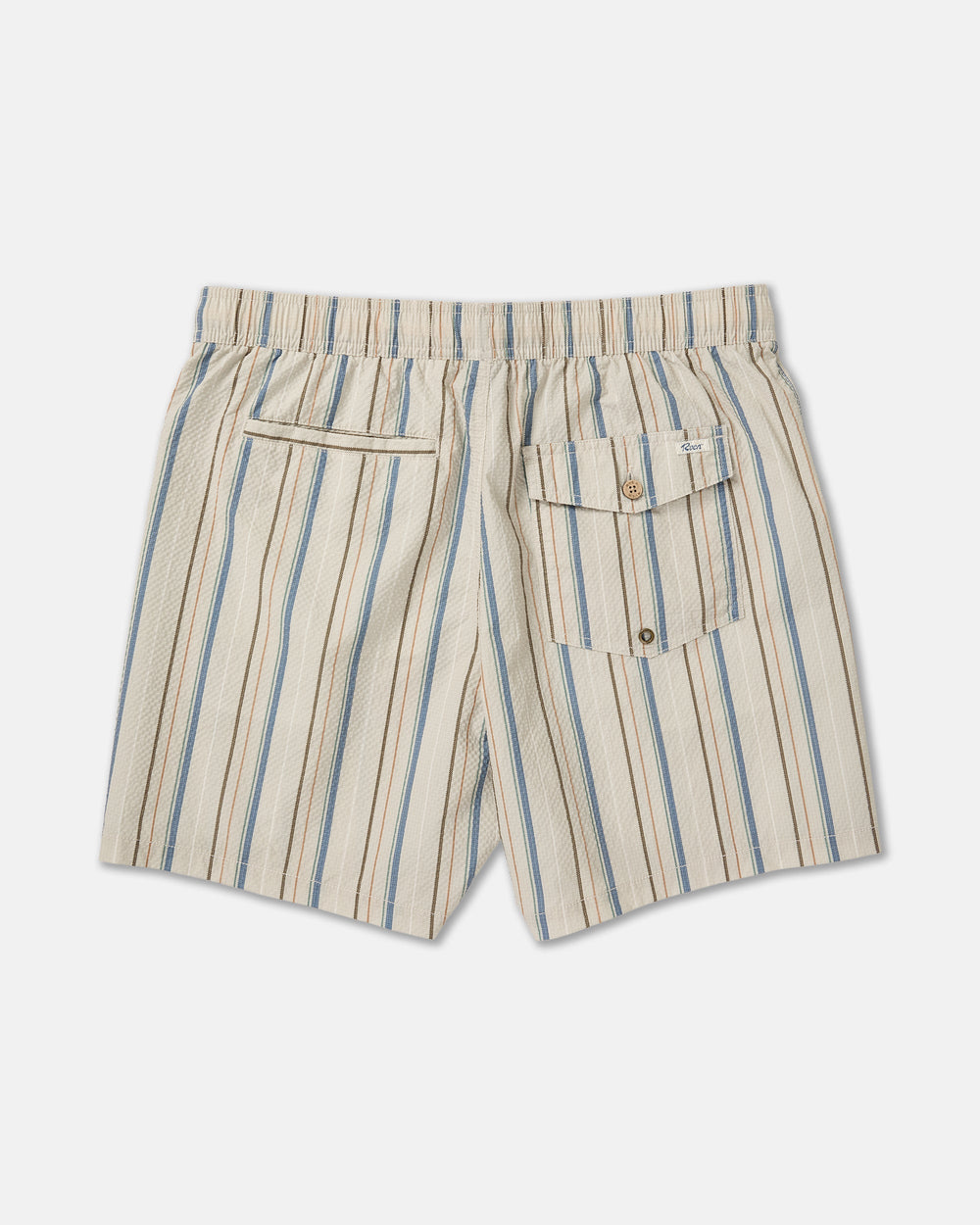 Exotica Seersucker Elastic 17" - Light Khaki | RVCA discount