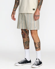 Exotica Seersucker Elastic 17" - Light Khaki | RVCA discount