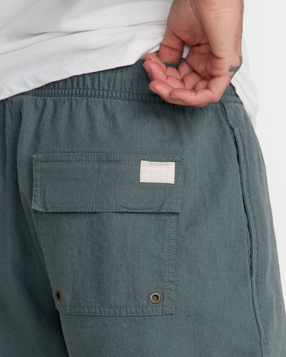 Sands Elastic 17" Shorts - Balsam Green | RVCA for sale
