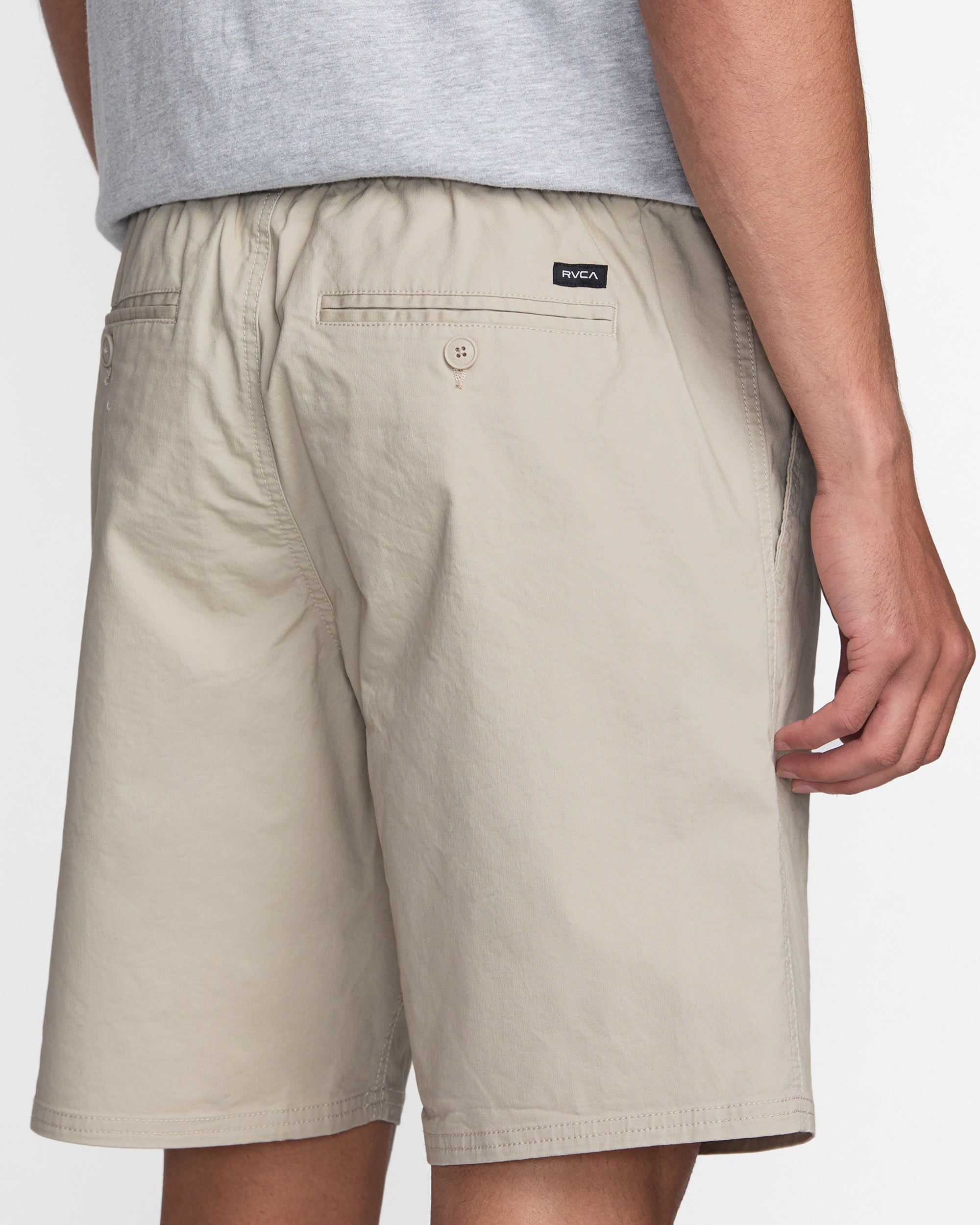 Weekend Elastic 2 19" Short - Light Khaki | RVCA on sale