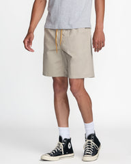 Weekend Elastic 2 19" Short - Light Khaki | RVCA on sale