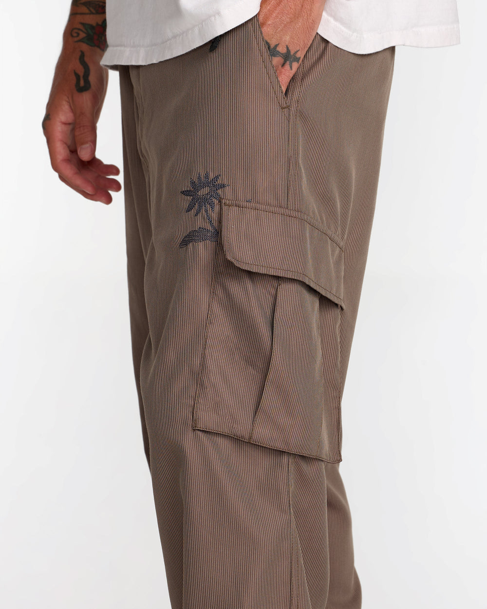 Mel G Elastic Cargo - Mocha | RVCA outlet