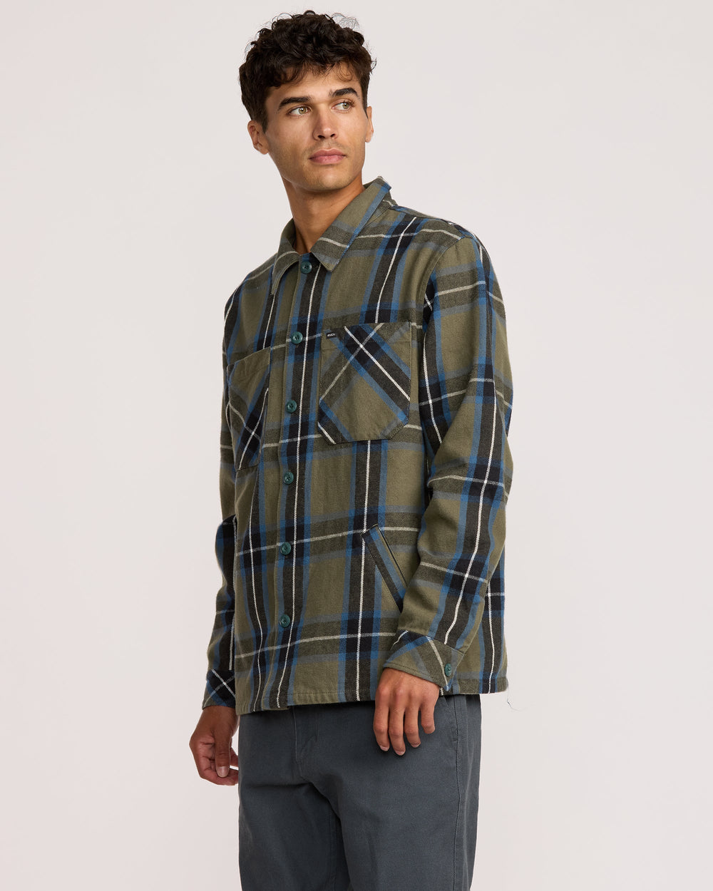 Flight Risk Shirt Jacket - Hunter Green | RVCA sale