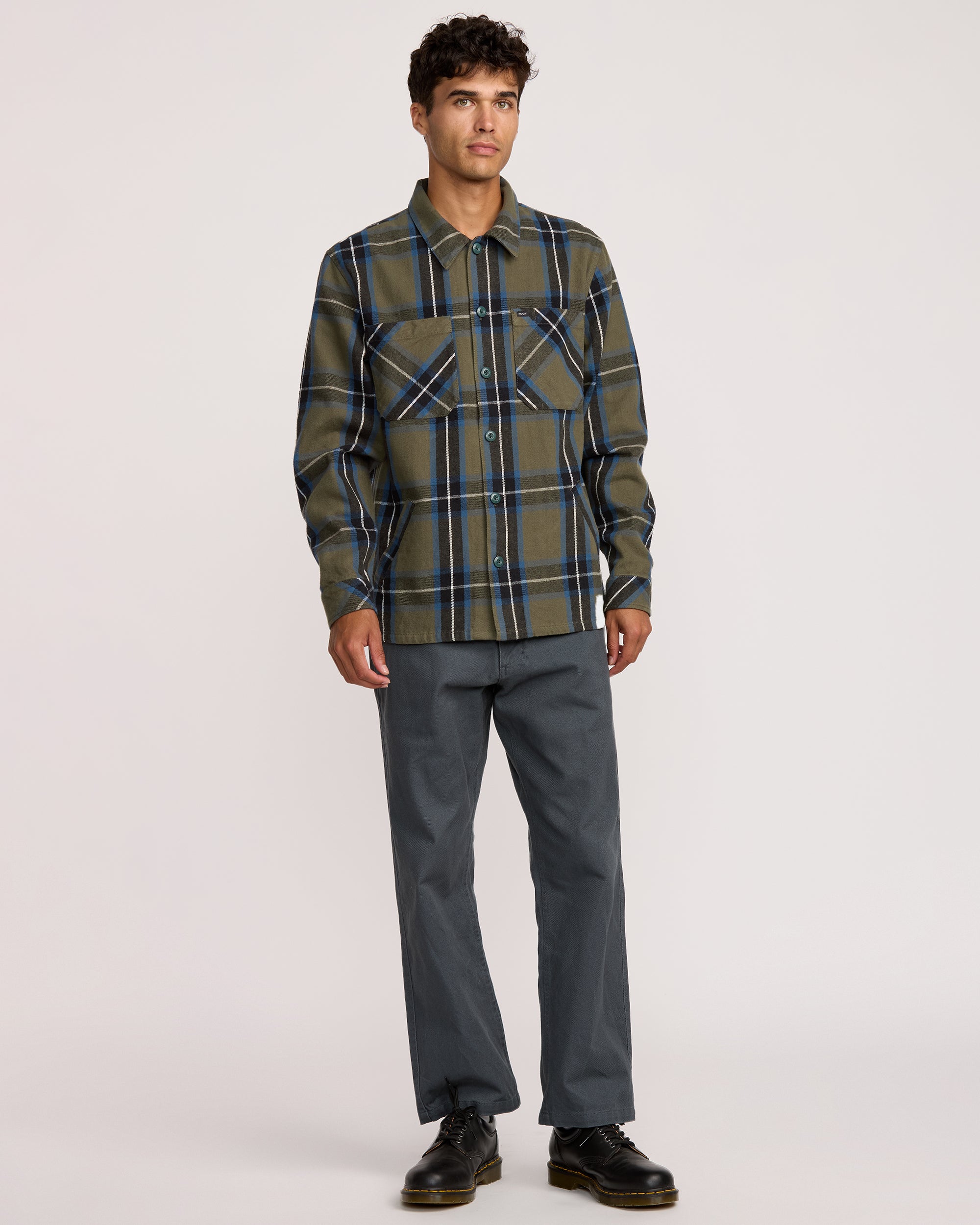 Flight Risk Shirt Jacket - Hunter Green | RVCA sale