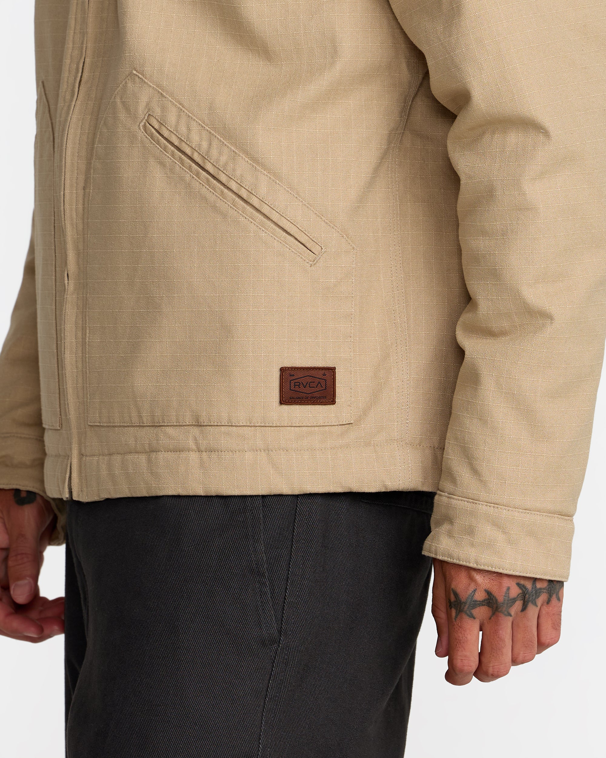 Sonora Hooded Jacket - Khaki | RVCA discount