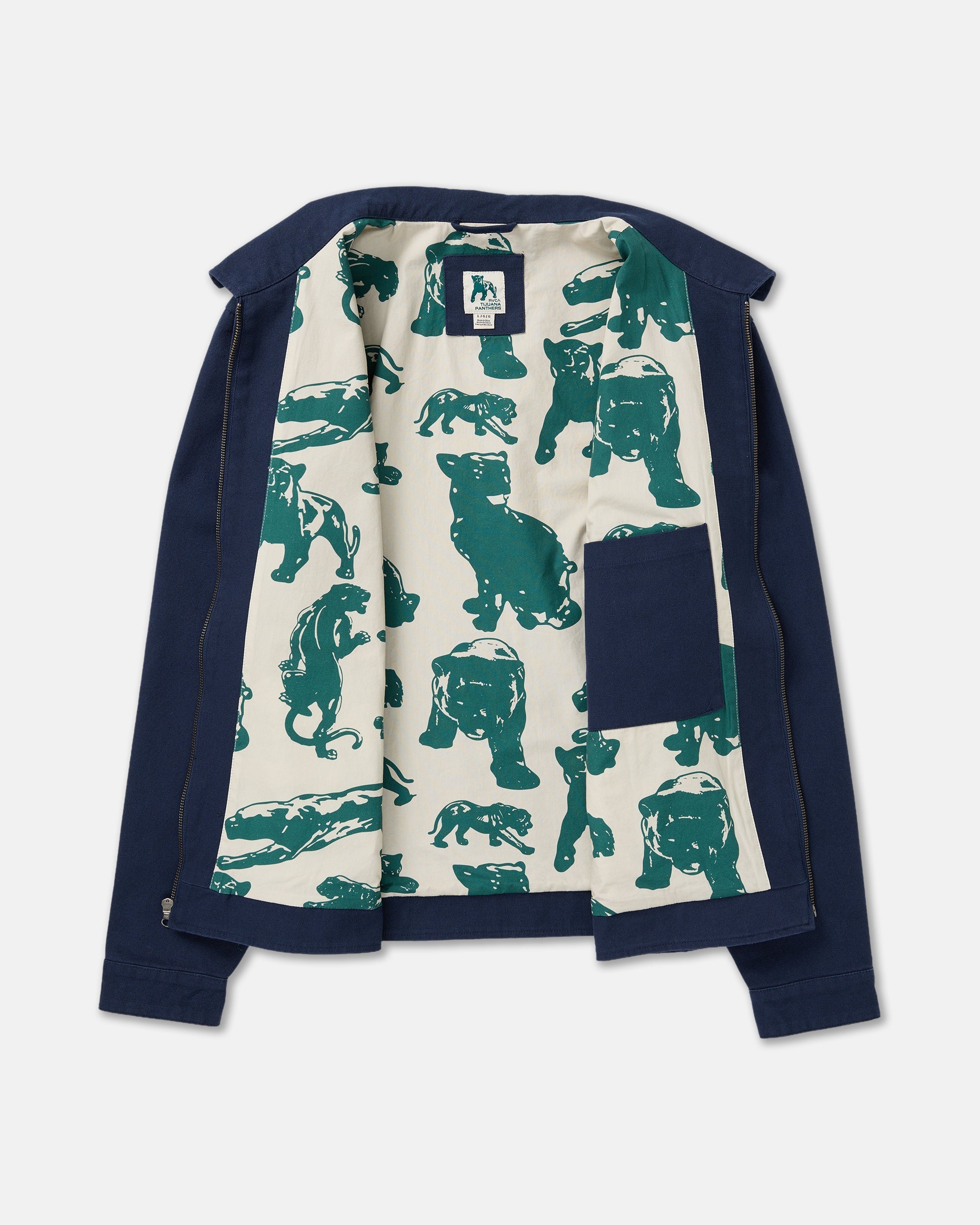 Panther Team Jacket - Garage Blue | RVCA near me