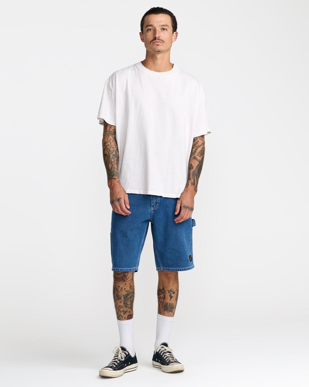 Dayshift Denim Shorts - Blue Collar | RVCA on sale