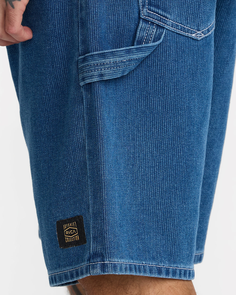 Dayshift Denim Shorts - Blue Collar | RVCA on sale
