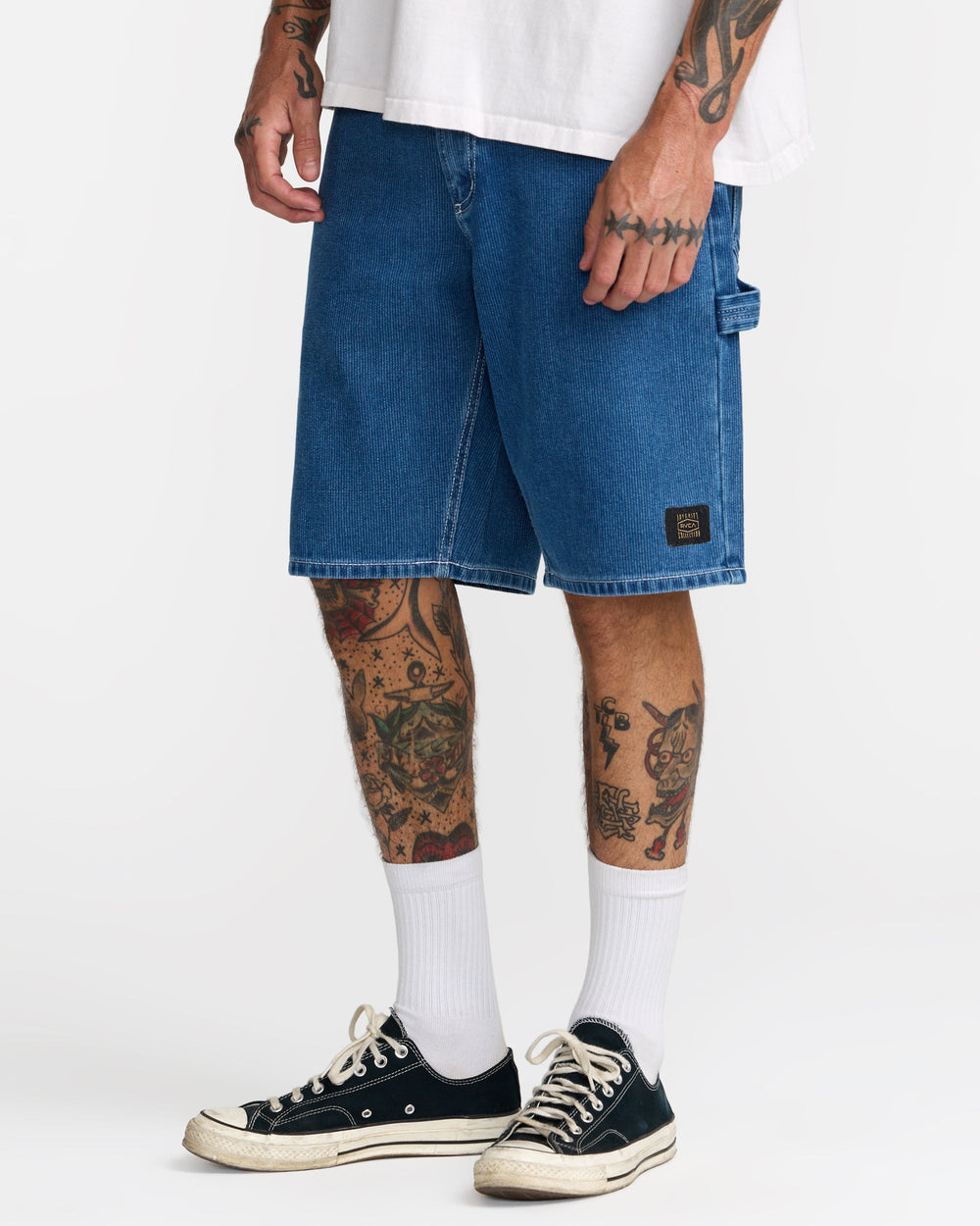 Dayshift Denim Shorts - Blue Collar | RVCA on sale