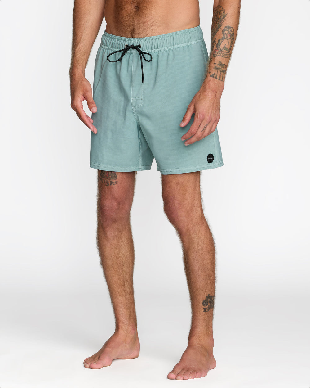 VA Pigment Elastic Short Trunk 16" - Blue Haze | RVCA sale