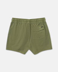VA Pigment Elastic Short Trunk 16" - Martini Olive | RVCA outlet