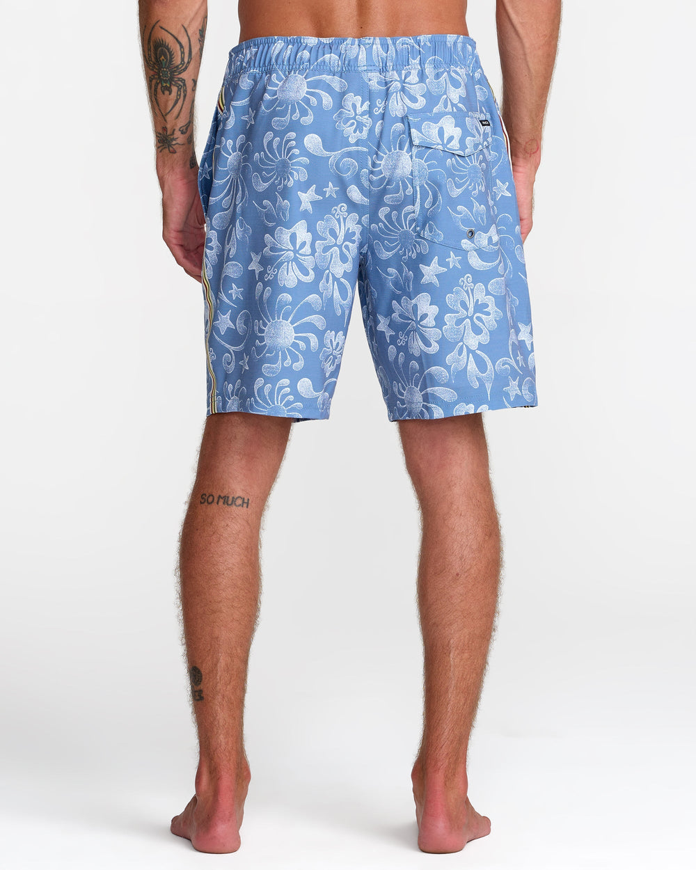 Local Aloha Elastic Trunk 19" - Light Blue | RVCA sale