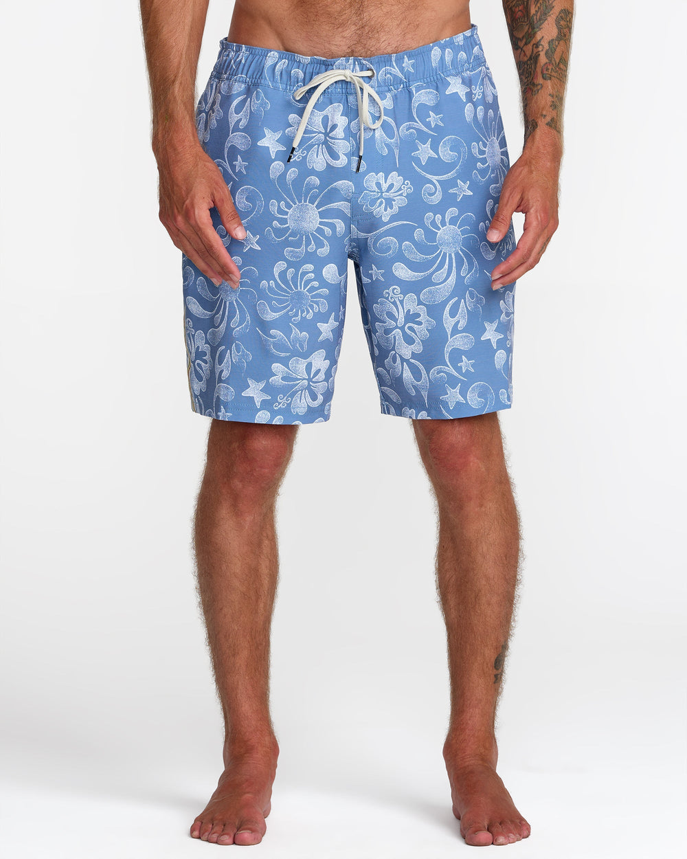 Local Aloha Elastic Trunk 19" - Light Blue | RVCA sale