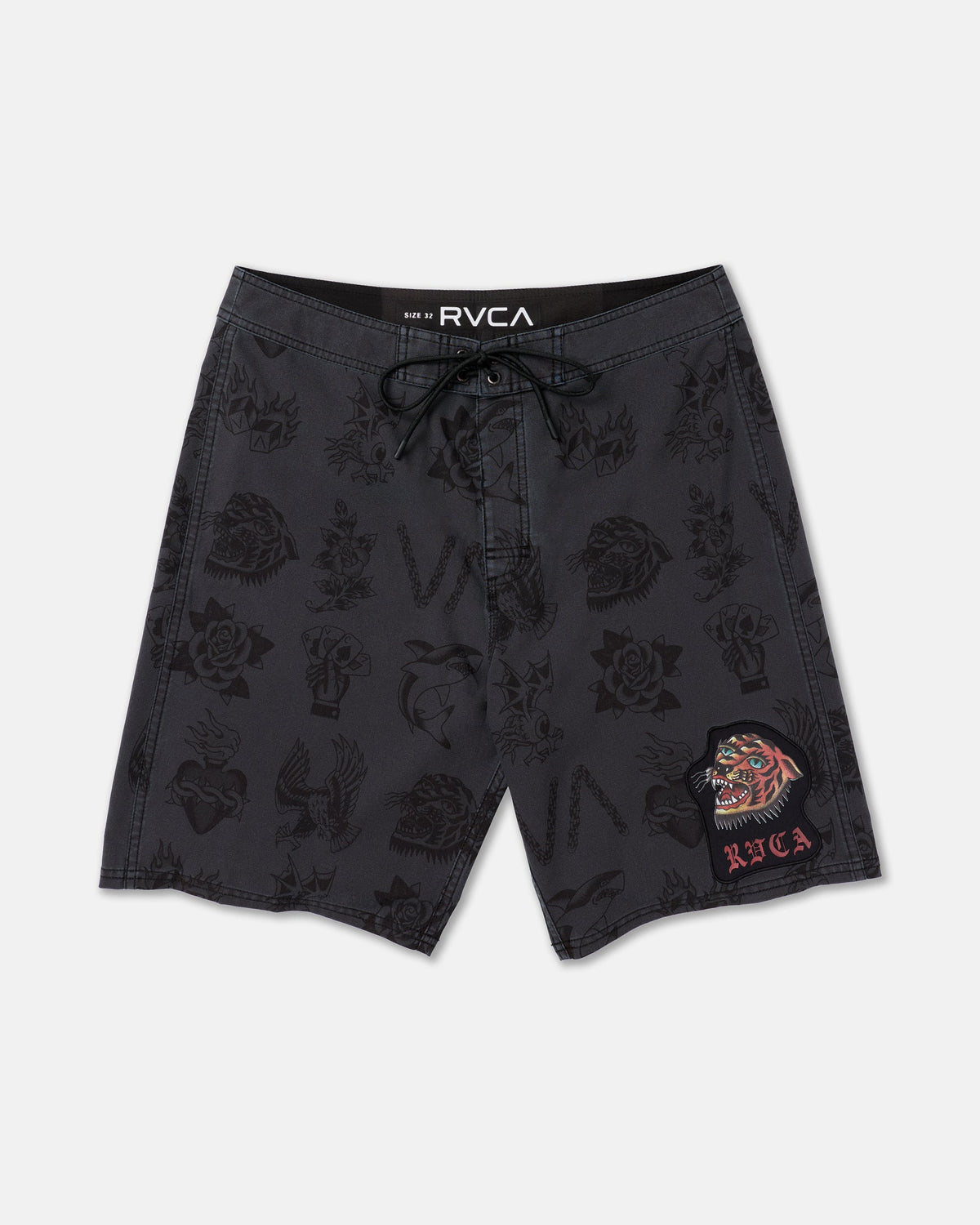 Kaleb Boardshorts - Black | RVCA discount