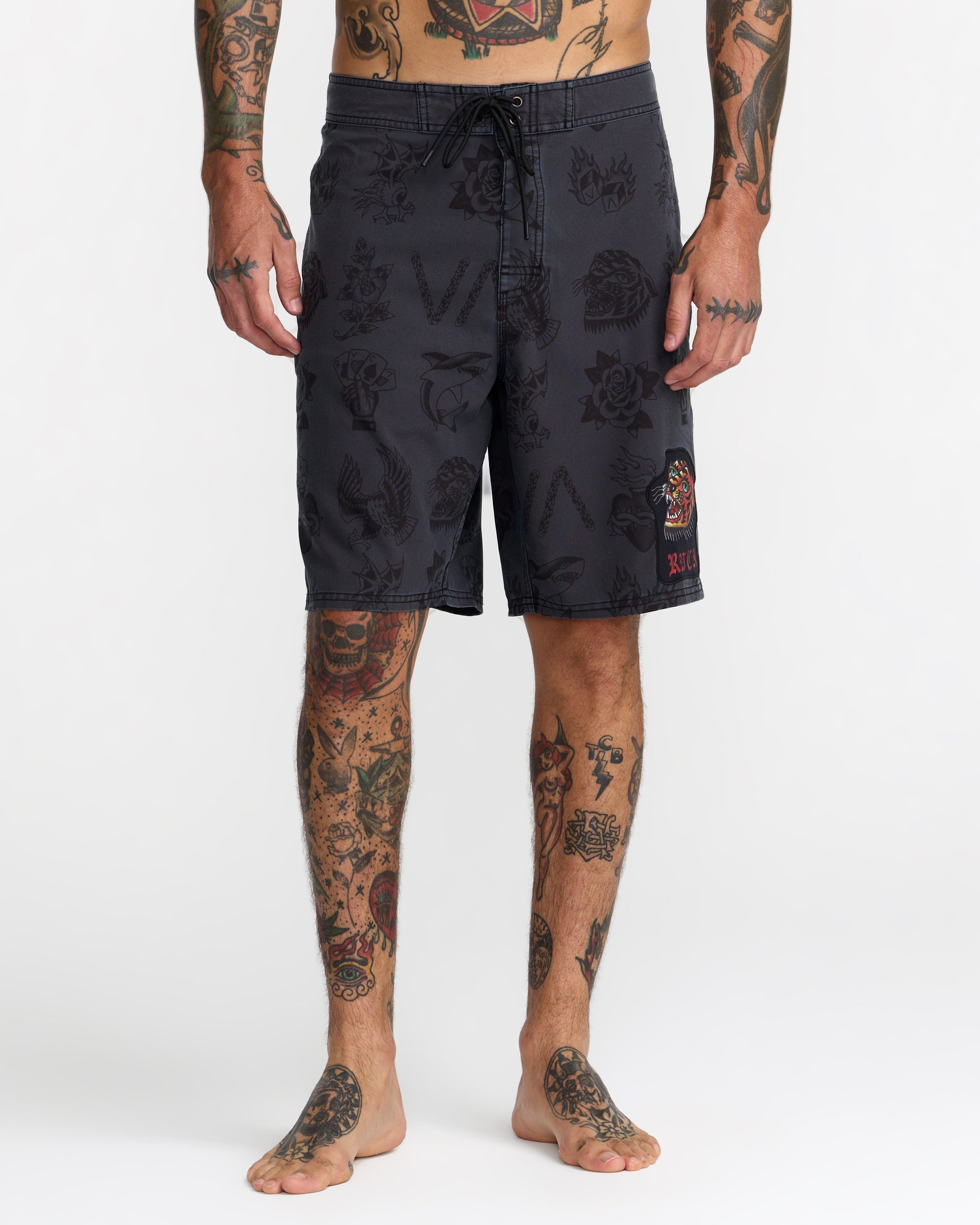 Kaleb Boardshorts - Black | RVCA discount