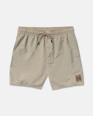 Crest Elastic 17" Shorts - Covert Green | RVCA US