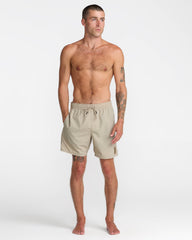 Crest Elastic 17" Shorts - Covert Green | RVCA US