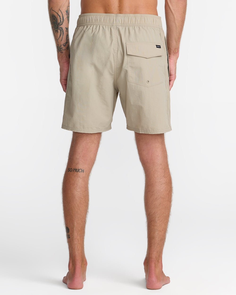 Crest Elastic 17" Shorts - Covert Green | RVCA US