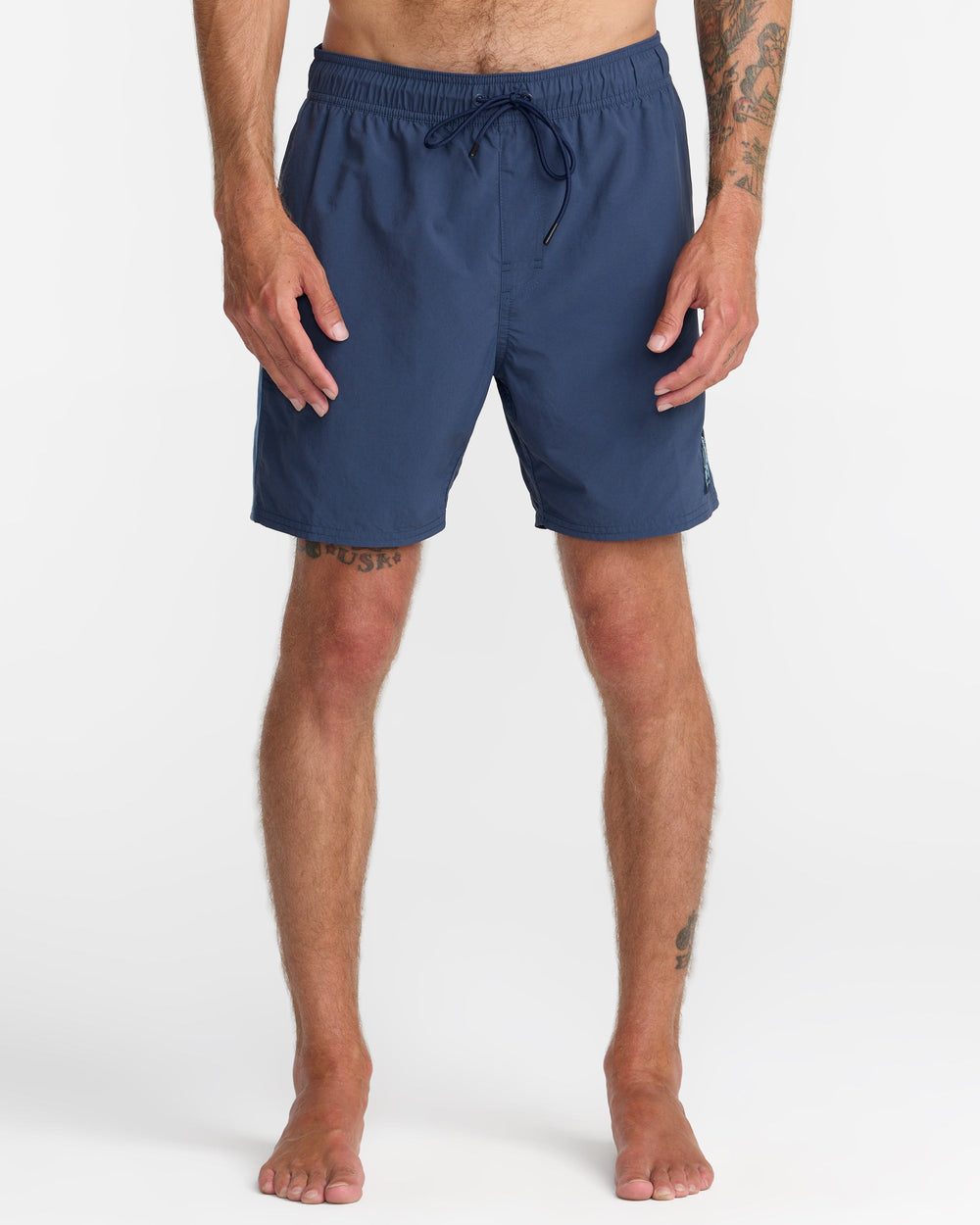 Crest Elastic 17" Shorts - Moody Blue | RVCA for sale