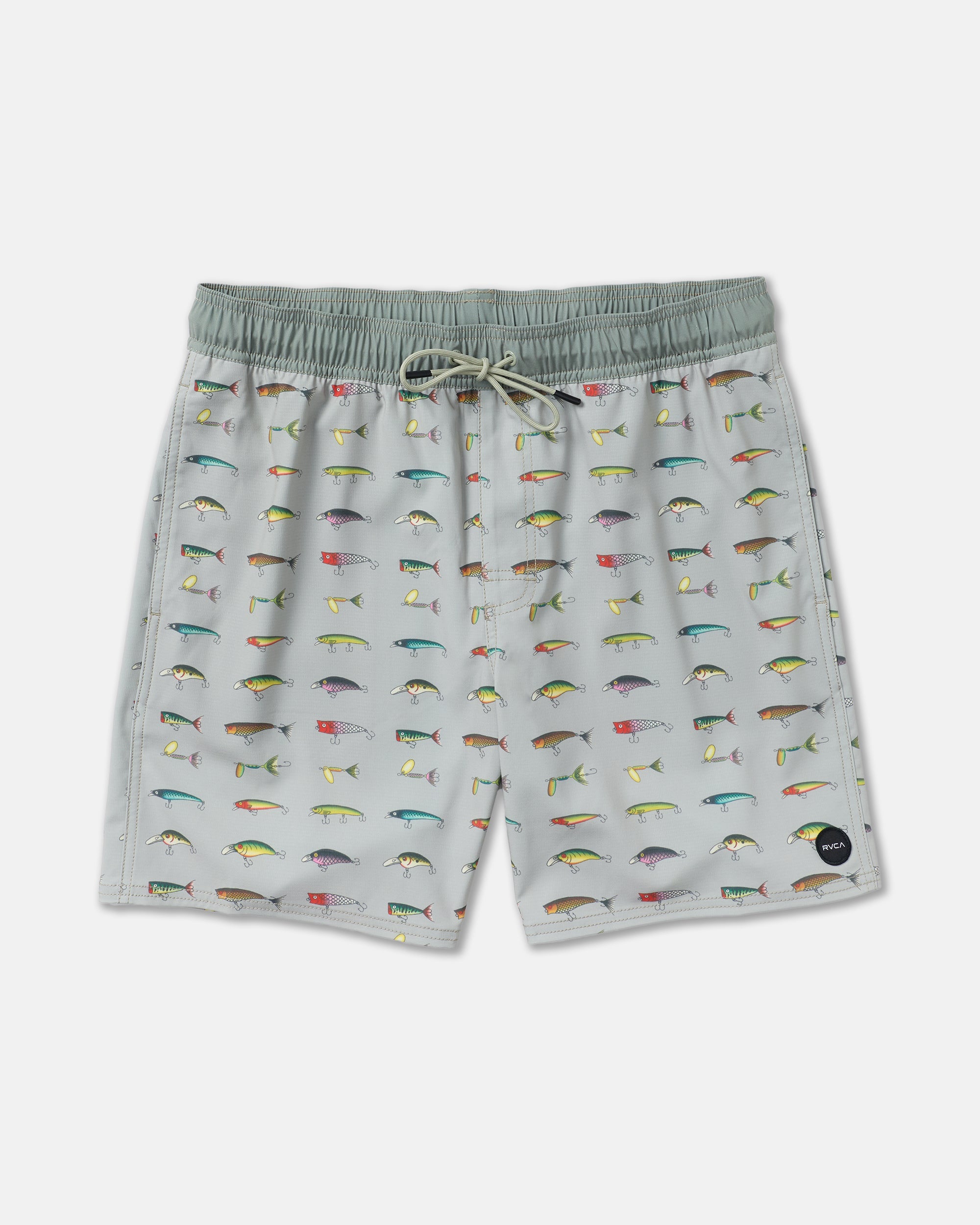 Kaleb VA Elastic Shorts - Light Olive | RVCA on sale