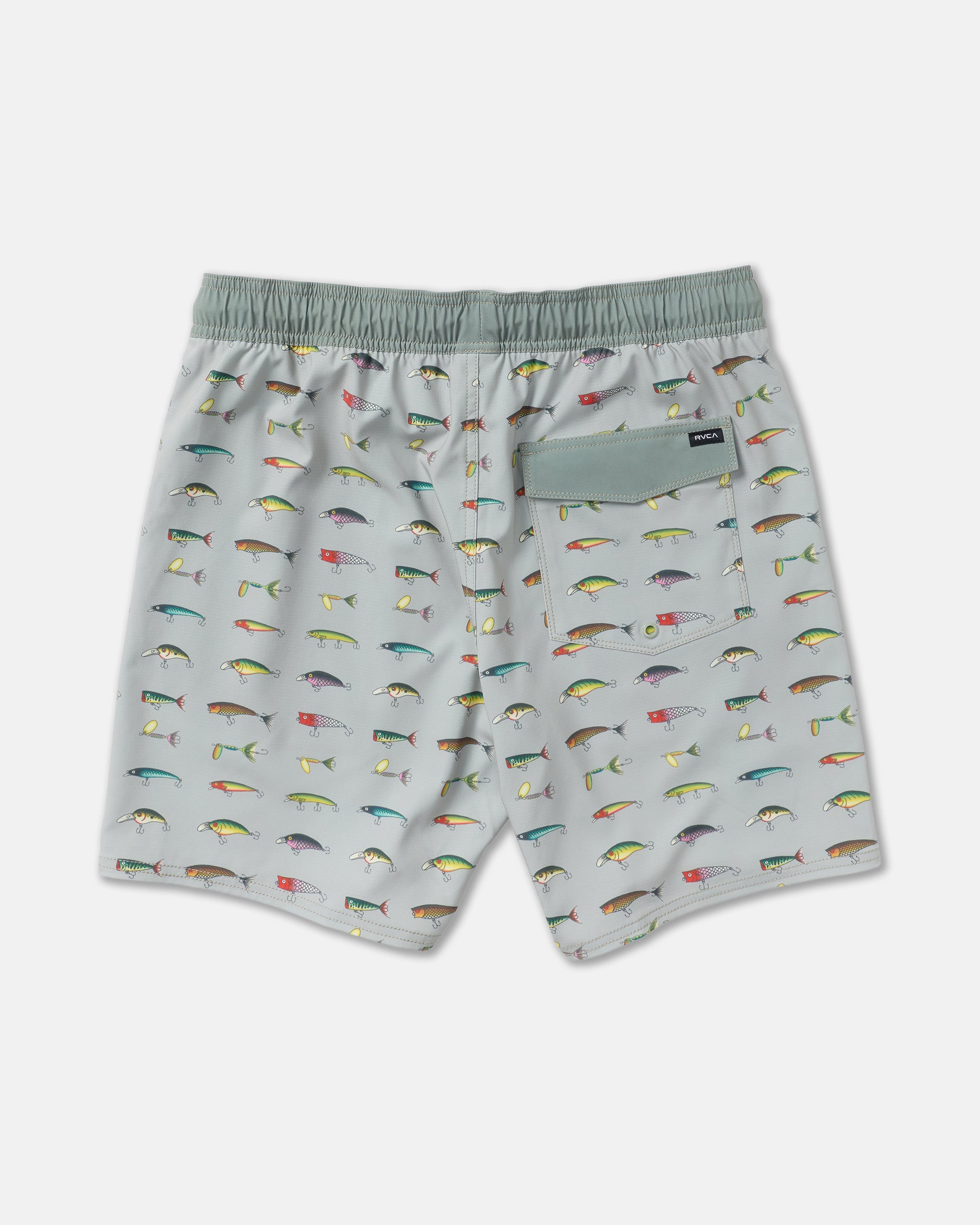 Kaleb VA Elastic Shorts - Light Olive | RVCA on sale