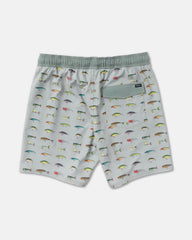 Kaleb VA Elastic Shorts - Light Olive | RVCA on sale