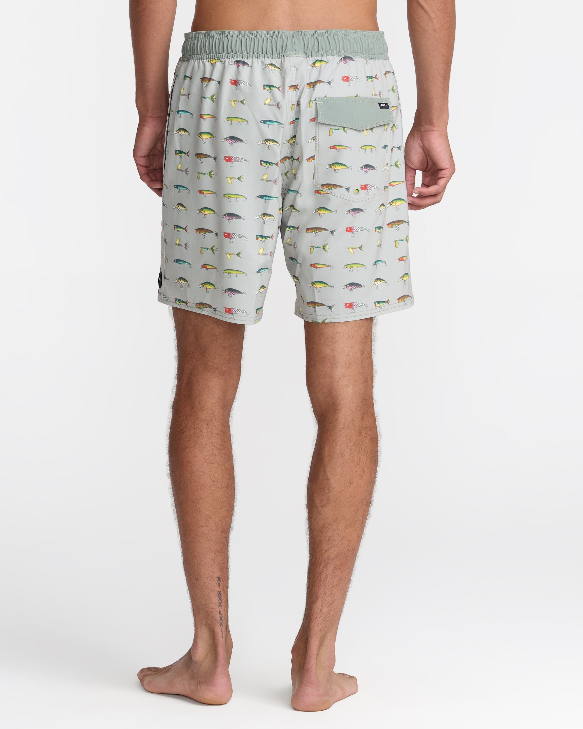 Kaleb VA Elastic Shorts - Light Olive | RVCA on sale