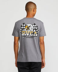 Speed Eagle Short Sleeve Tee - Smoke | RVCA discount