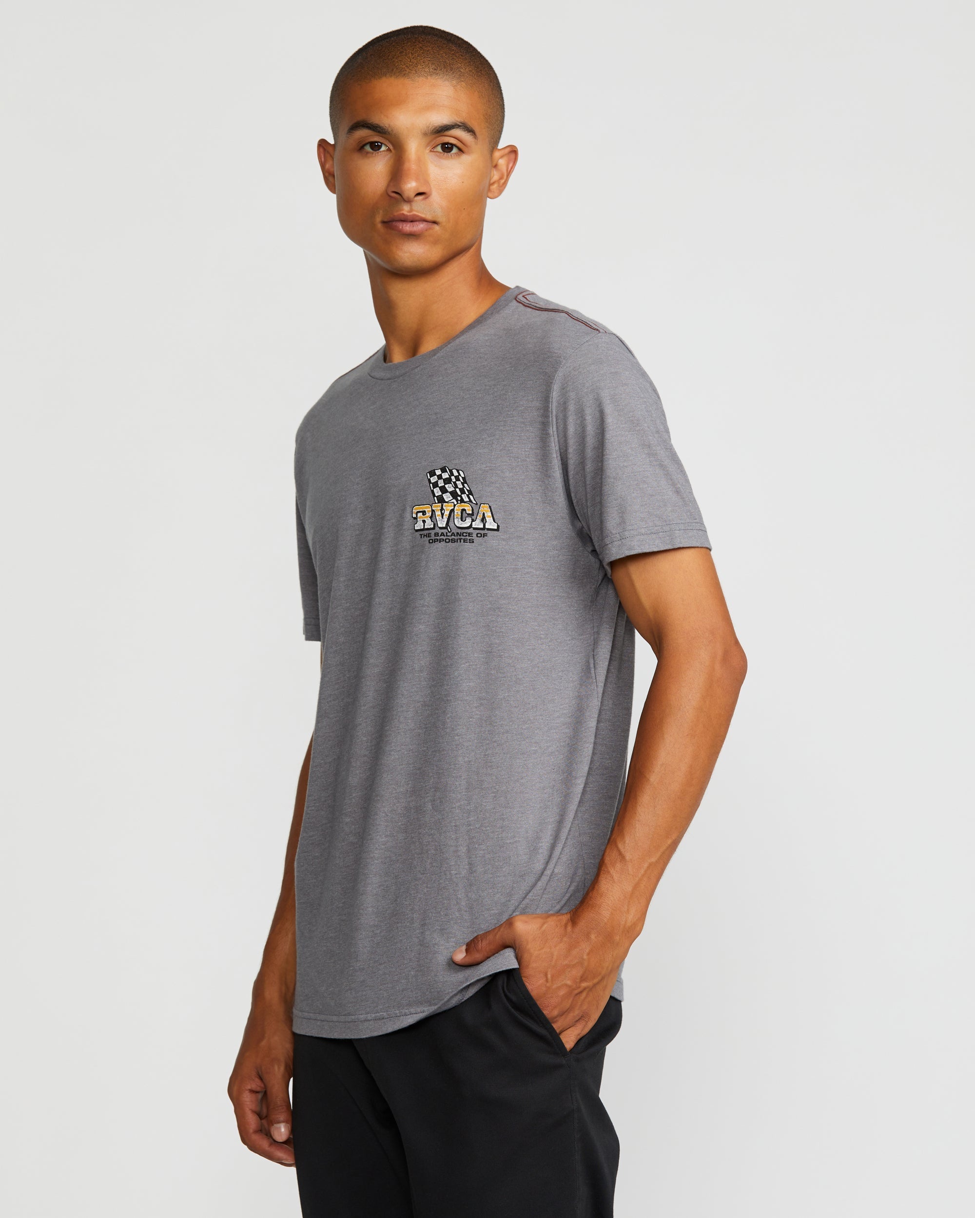 Speed Eagle Short Sleeve Tee - Smoke | RVCA discount