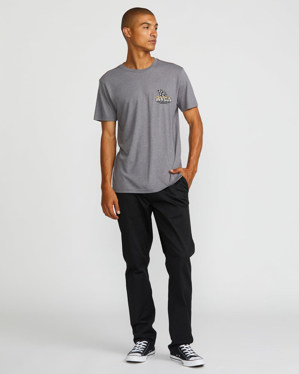 Speed Eagle Short Sleeve Tee - Smoke | RVCA discount