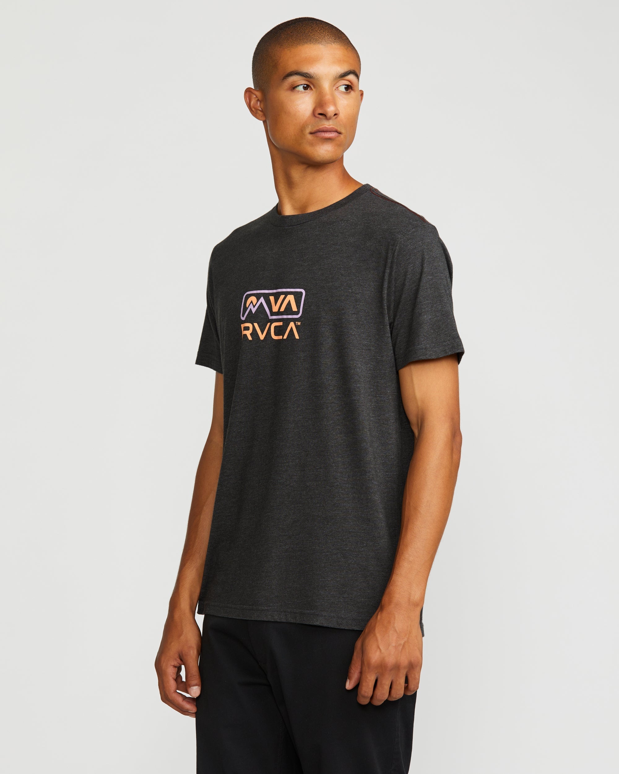 MNT RVCA Short Sleeve Tee - Black | RVCA for sale