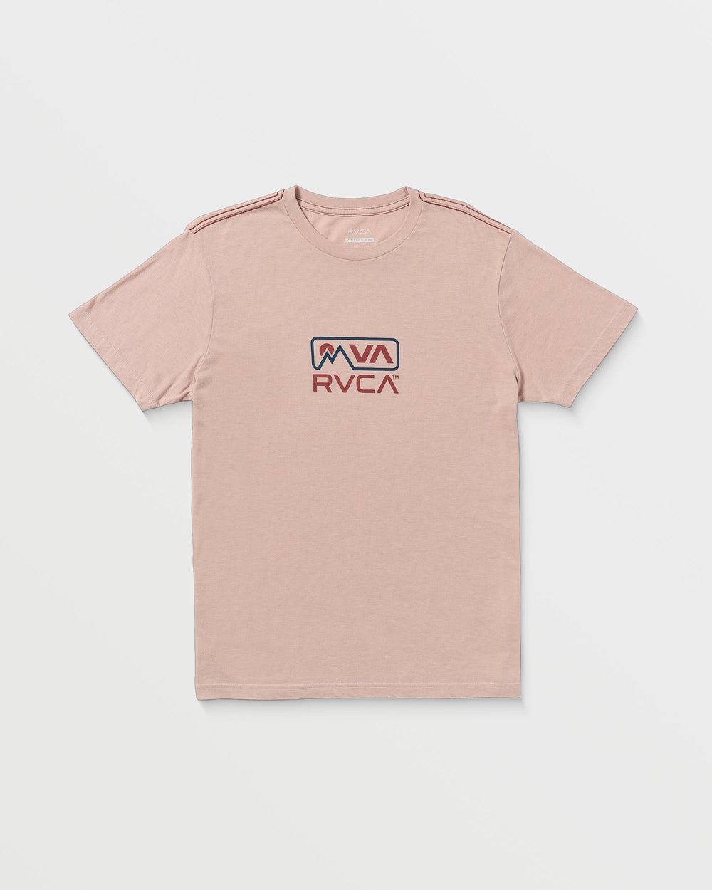 MNT RVCA Short Sleeve Tee - Pale Mauve | RVCA discount