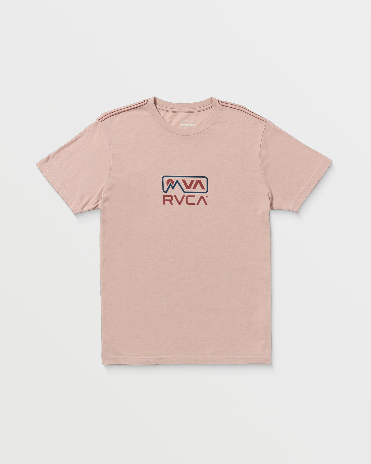 MNT RVCA Short Sleeve Tee - Pale Mauve | RVCA discount