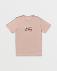 MNT RVCA Short Sleeve Tee - Pale Mauve | RVCA discount