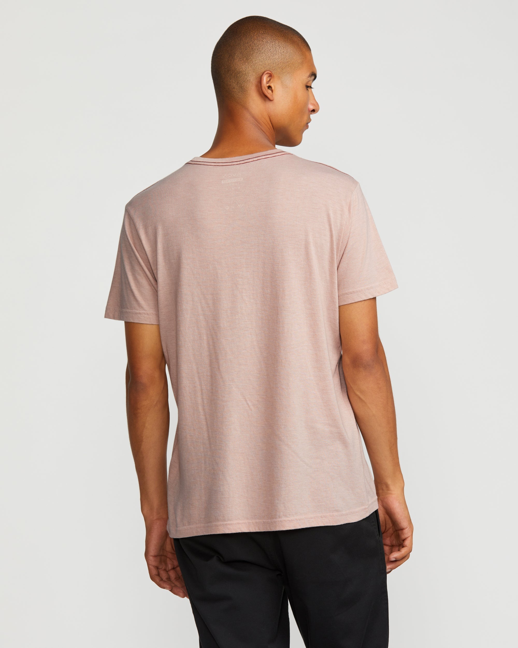 MNT RVCA Short Sleeve Tee - Pale Mauve | RVCA discount