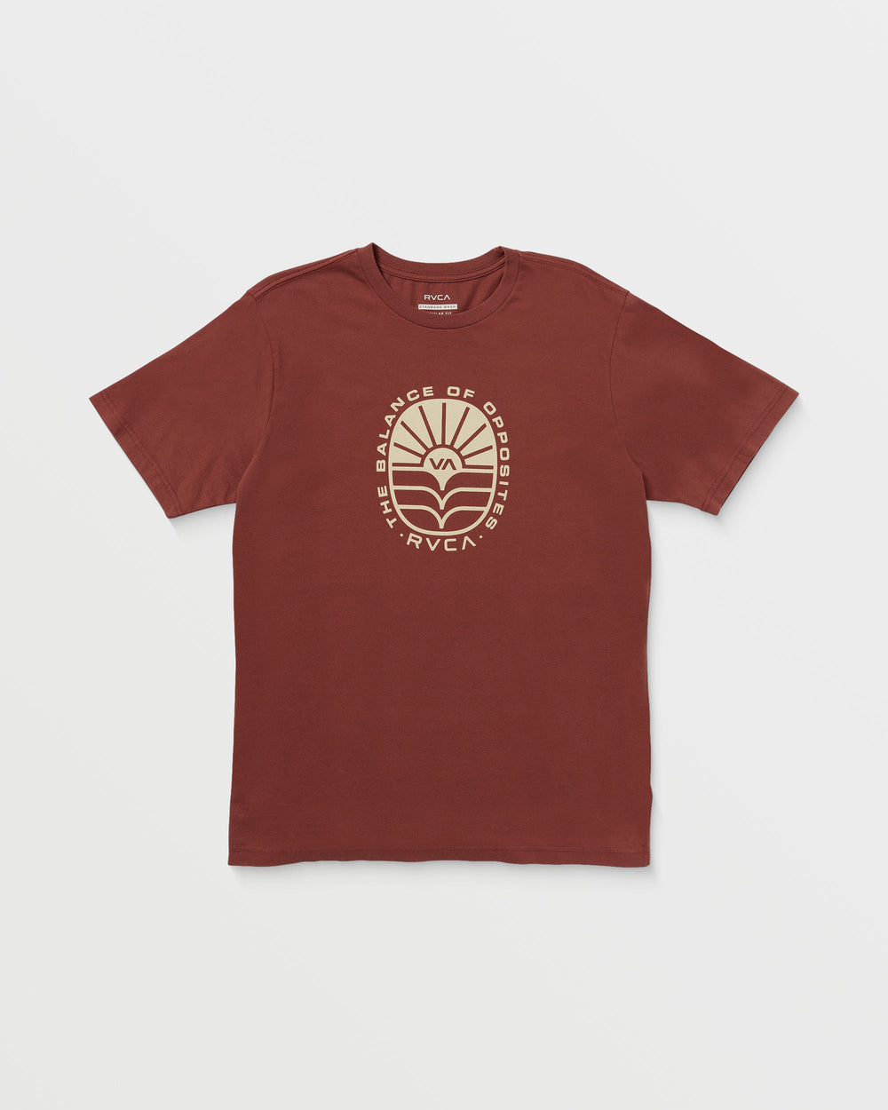 AG Seal Short Sleeve Tee - Red Earth | RVCA online