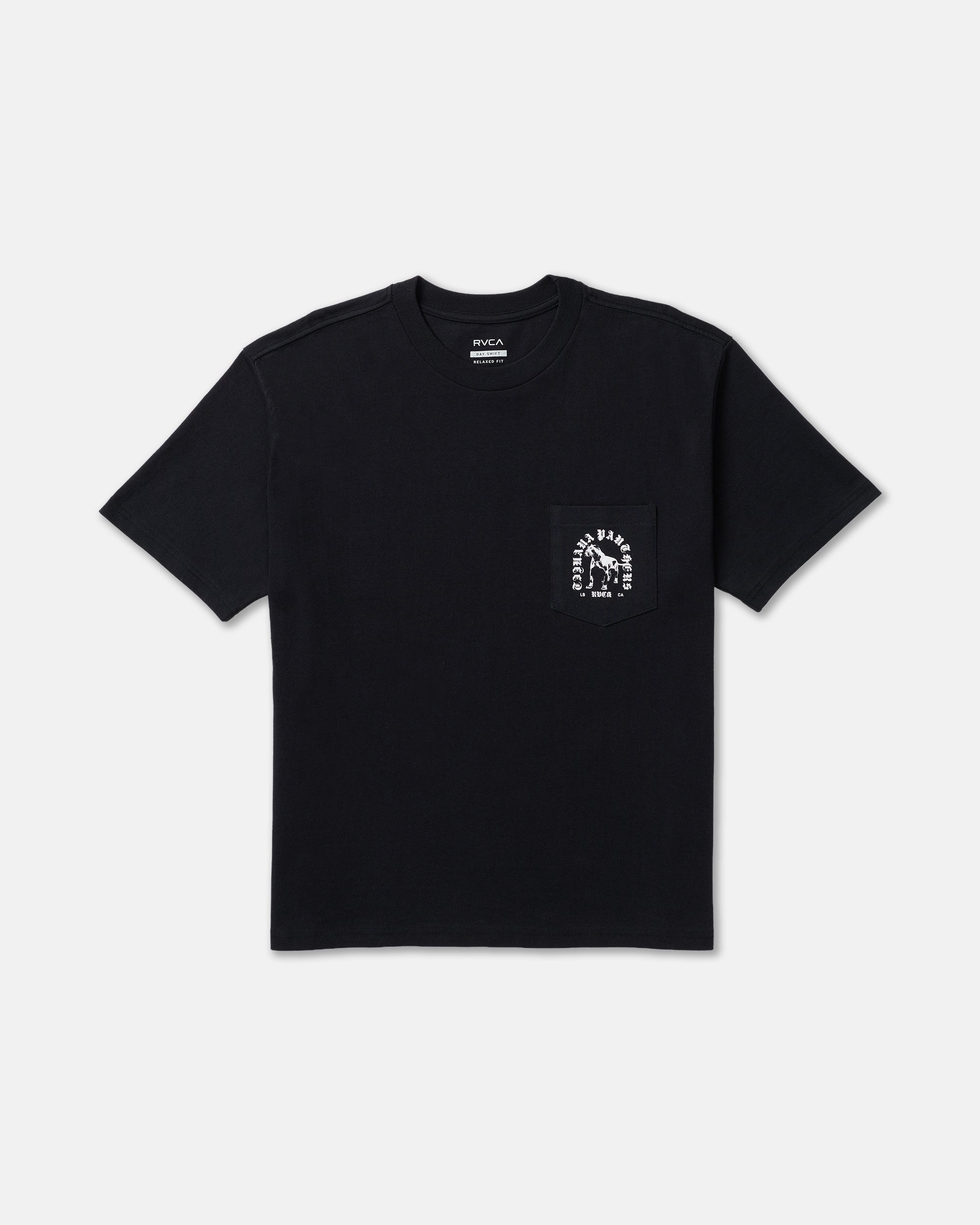 Bad Panther Short Sleeve Tee - Black | RVCA near me