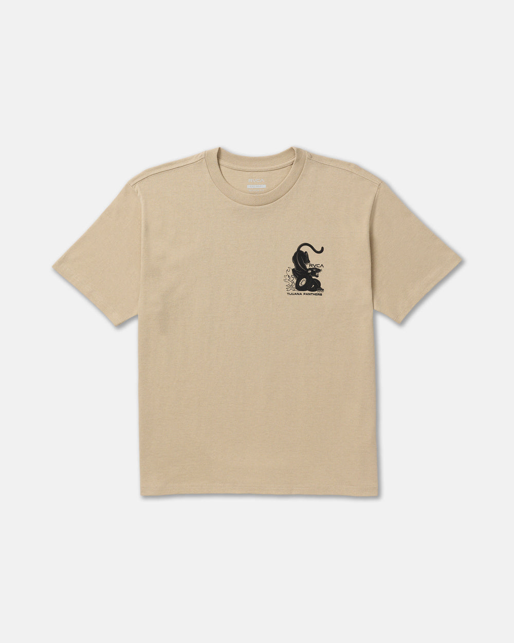 Burner Short Sleeve Tee - Khaki | RVCA on sale