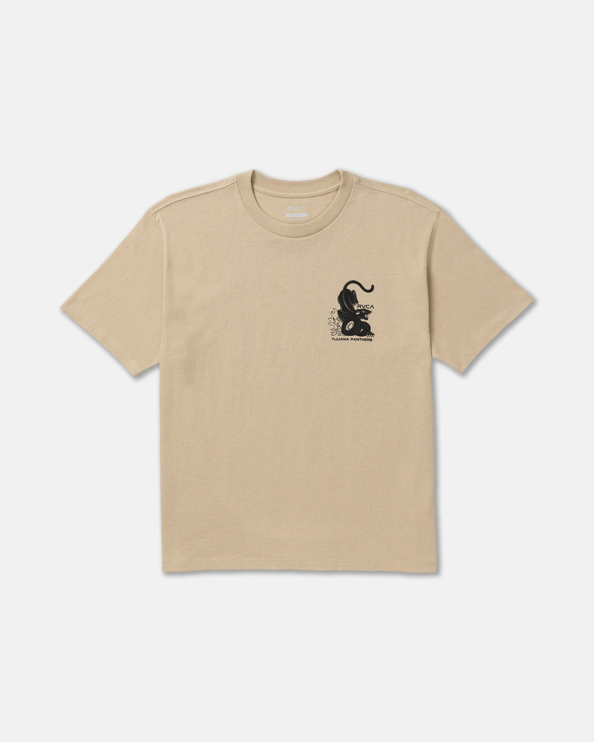 Burner Short Sleeve Tee - Khaki | RVCA on sale