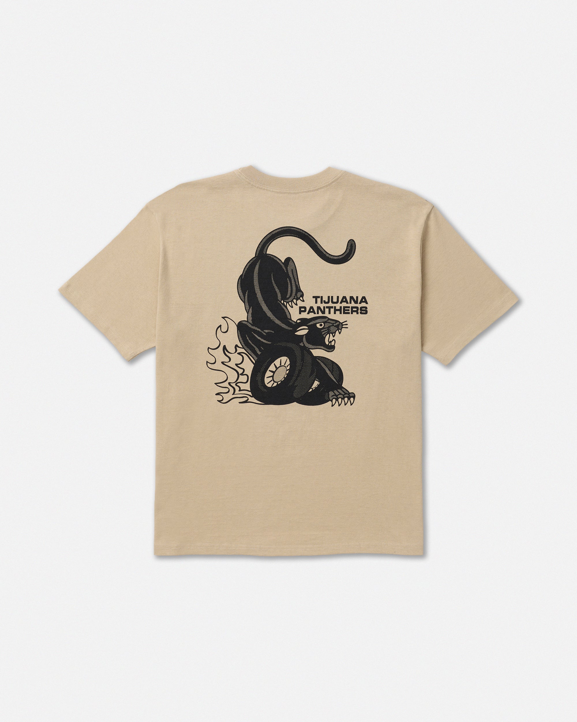 Burner Short Sleeve Tee - Khaki | RVCA on sale